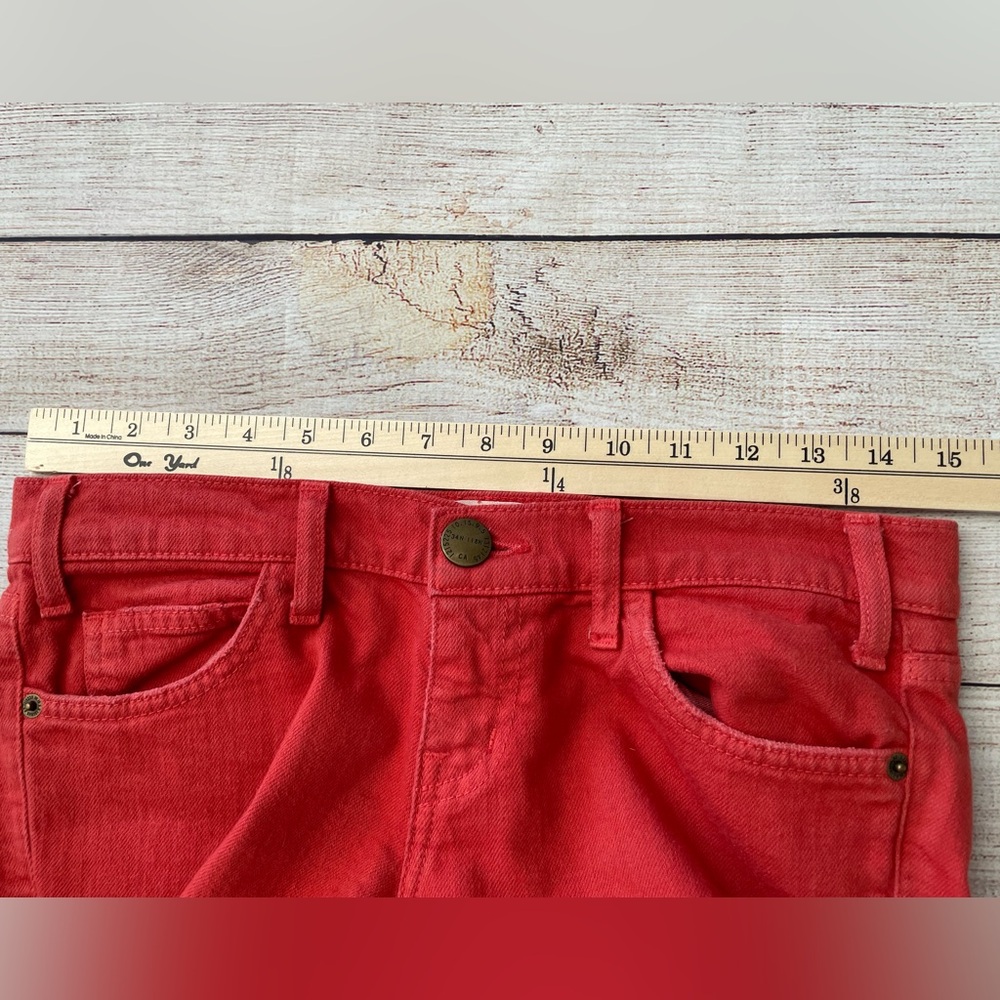 Current Elliott Women’s Stiletto Jeans Size 26 Cayenne Red - Picture 9 of 12
